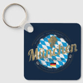 ミュンヘンバイエルンヴィンテージオクトーバーフェストドイツシティ キーホルダー (正面)