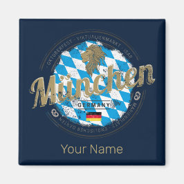 ミュンヘンバイエルンヴィンテージオクトーバーフェストドイツシティ マグネット