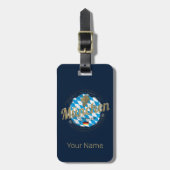 ミュンヘンバイエルンヴィンテージオクトーバーフェストドイツシティ ラゲッジタグ (正面縦)