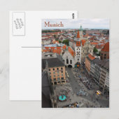 ミュンヘンビューアルテスラトハウスバイマリエンプラッツ ポストカード (正面/裏面)