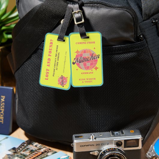 ミュンヘンミュンヘンドイツレトロヴィンテージトラベル ラゲッジタグ
