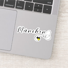 ミュンヘンミュンヘンハート国旗 シール