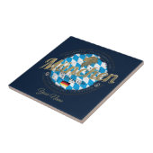 ミュンヘンヴィンテージシティドイツ土産 タイル (側面)