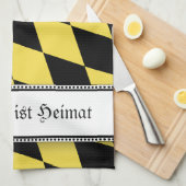 ミュンヘン国旗のタオル キッチンタオル (四つ折り)