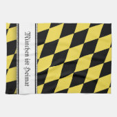 ミュンヘン国旗のタオル キッチンタオル (横)