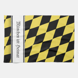 ミュンヘン国旗のタオル キッチンタオル