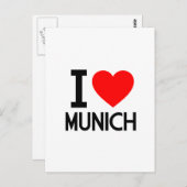 ミュンヘン大好き ポストカード (正面/裏面)
