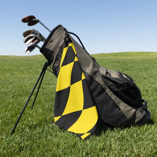 ミュンヘン州旗を持つゴルフタオル ゴルフタオル (グリーン)