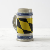 ミュンヘン州旗を持つシュタイン・マググ ビールジョッキ (正面左)