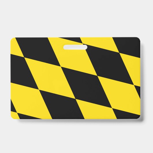 ミュンヘン州旗を持つ名刺 バッジ (正面)