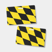 ミュンヘン州旗を持つ名刺 バッジ (正面＆裏面)