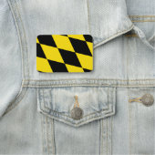 ミュンヘン州旗を持つ愛国的な名前タグ 名札 (インサイチュ)