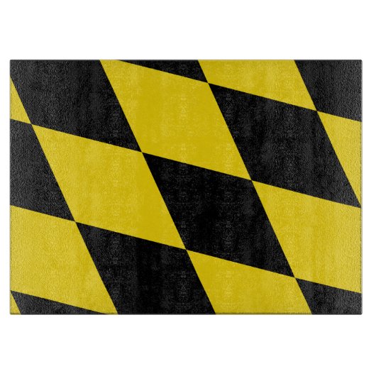 ミュンヘン州旗を持つ愛国的な裁断ボード カッティングボード (正面)