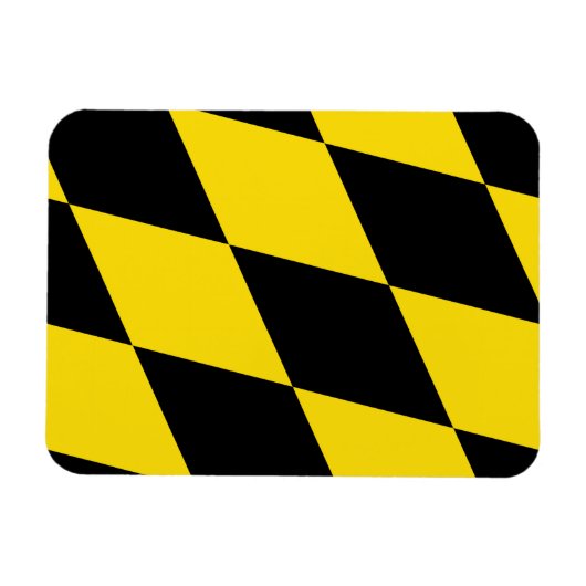 ミュンヘン州旗を持つ柔軟な写真磁石 マグネット (横)