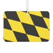 ミュンヘン州旗を持つ車の新入生 カーエアーフレッシュナー (裏面)