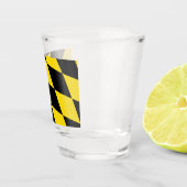 ミュンヘン州旗を掲げた愛国的なショットグラス ショットグラス (右)