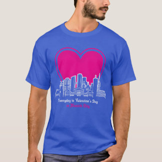 ミュンヘン市でのバレンタインデー フレンズ Tシャツ