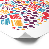 ミュンヘン市地図ポスター ポスター (角)