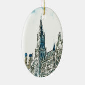 ミュンヘン市役所Marienplatz セラミックオーナメント (右)