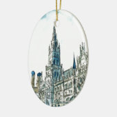 ミュンヘン市役所Marienplatz セラミックオーナメント (左)
