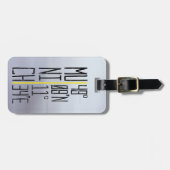 ミュンヘン座標ラゲッジタグ,ドイツ ラゲッジタグ (正面横)