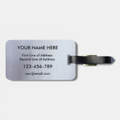 ミュンヘン座標ラゲッジタグ,ドイツ ラゲッジタグ (裏面横)