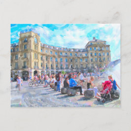 ミュンヘン絵を描ススタコスの水色。 ポストカード