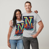 ミュンヘン鮮やか：アポップ・アートのートスタイルティー Tシャツ (ユニセックス)