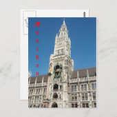 ミュンヘン001、ムンヘン ポストカード (正面/裏面)