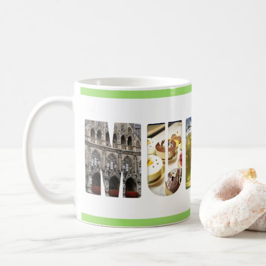 ミュンヘン・ドイツ コーヒーマグカップ (ドーナツ)