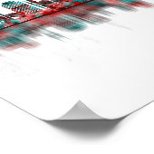 ミュンヘン・ドイツ・スカイライン ポスター (角)