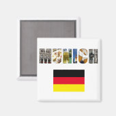 ミュンヘン・ドイツ マグネット (正面/裏面)