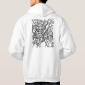 ミュンヘン ドイツ 都市地図 パーカ (裏面)