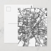 ミュンヘン ドイツ 都市地図 ポストカード (正面/裏面)