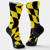 ミュンヘン，バイエルン州旗を持つアスレティッククルー靴下 ソックス (傾斜あり)