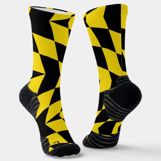 ミュンヘン,バイエルン州旗を持つアスレティッククルー靴下 ソックス (傾斜あり)