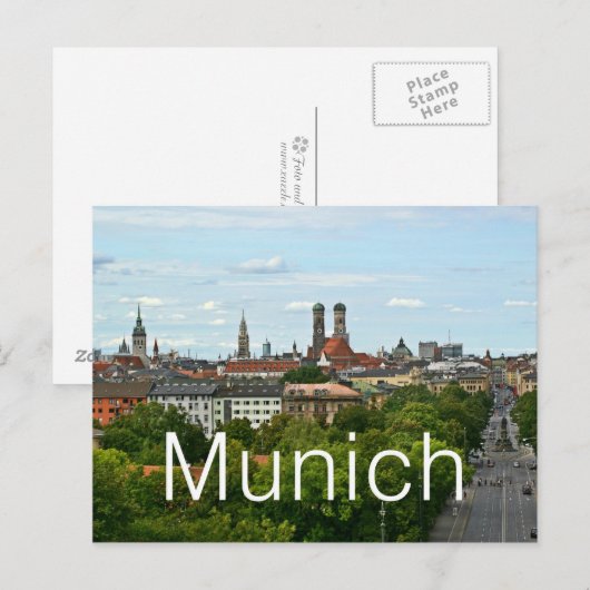 ミュンヘン ポストカード (正面/裏面)