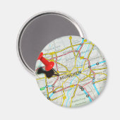 ミュンヘン（ミュンヘン）、ドイツ マグネット (正面/裏面)