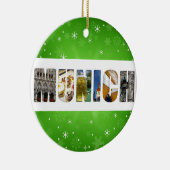 ミュンヘンGermany City Travel Photosクリスマス セラミックオーナメント (右)