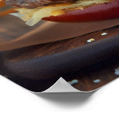 ミュンヘンMunchies：ブラットバーガーBonanza ポスター (角)