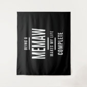 ミューになることで人生が完成 タペストリー (正面)