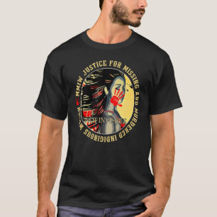 ミューの殺害された恋しく思先住民の居住地に対する正義 Tシャツ
