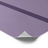 ミューの音声バブル（紫） ポスター (角)