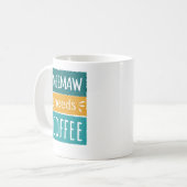 ミューはコーヒーマグが必要 コーヒーマグカップ (正面左)