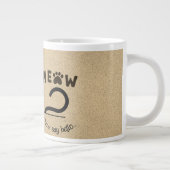 ミューは私がハローと言う方法は、専門マグカップ ジャンボコーヒーマグカップ (右)