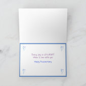 ミューめでたいアニバーサリーのかわいい猫 カード (内部)