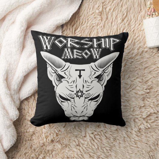 ミューを崇拝 クッション (ブランケット)