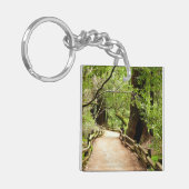 ミューア・ウッズ・パスII自然写真 キーホルダー (正面左)