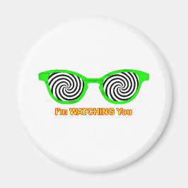 ミュージアムのグリーンリムの催眠サングラス Watching Hypnotize マグネット
