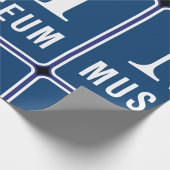 ミュージアムサインラッピング紙 ラッピングペーパー